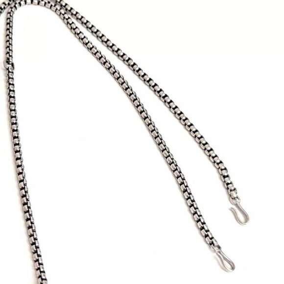 Necklace Stella and Dot Eclipse Necklace Silver Tone Pendant Statement Stunning - Picture 7 of 7